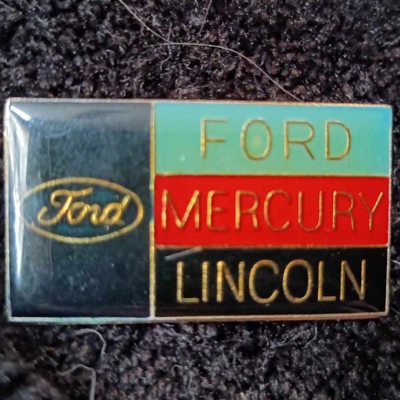 Vintage Other - Ford Mercury Lincoln Vintage Enamel Pin